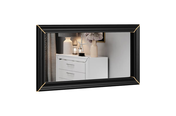Wall Mirror - ANALDA Wall Mirror Black 120cm - Art Nest