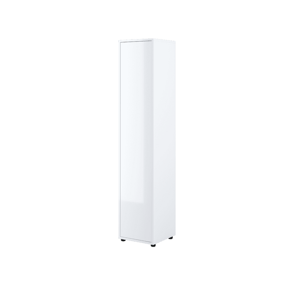 Display Rack - DONNELL Display Cabinet White Gloss 45cm - Art Nest
