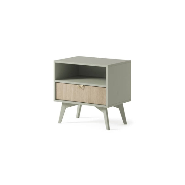 Bedside Table - FLAHERTY Nightstand Green 54cm - Art Nest