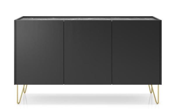 Sideboard - CANDICE Sideboard Black 144cm - Art Nest