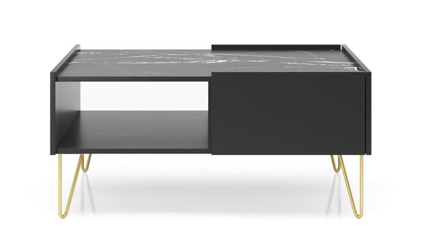 Coffee Table - CANDICE Coffee Table Black 97cm - Art Nest