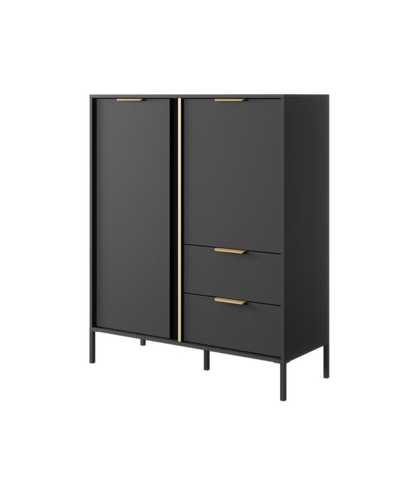 Sideboard - DORAN Highboard Anthracite 103cm - Art Nest