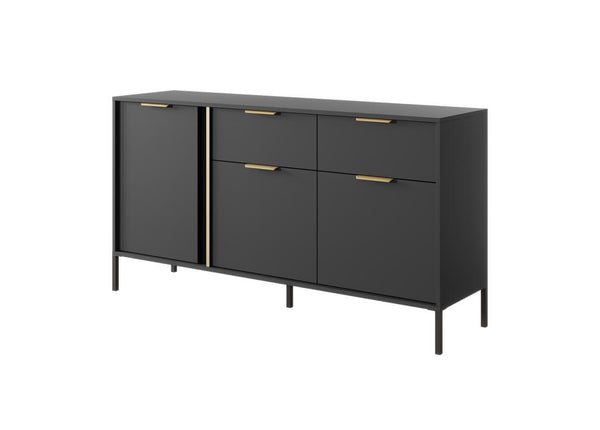 Sideboard - DORAN Sideboard with Drawers Anthracite 153cm - Art Nest