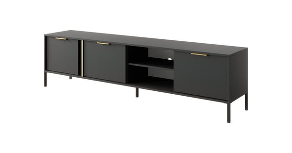 TV Cabinet - DORAN TV Unit Anthracite 203cm - Art Nest