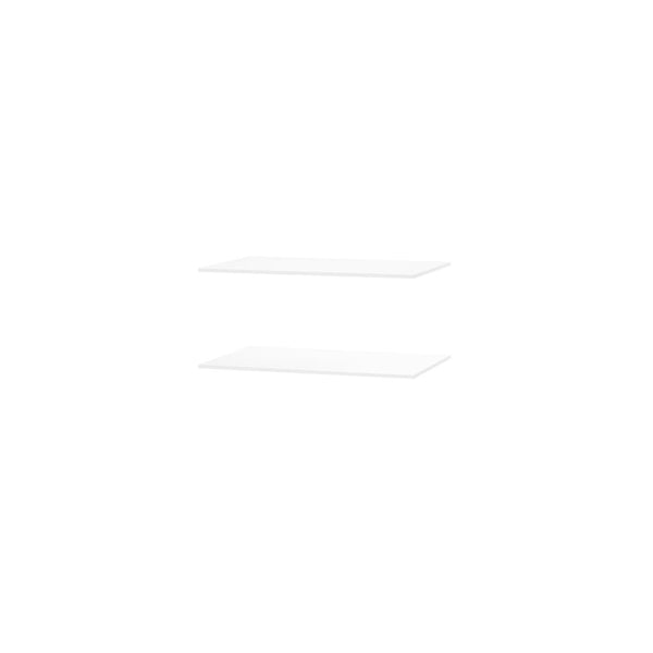Wall Shelf - SHONA Additional Wardrobe Shelves White 98cm - Art Nest