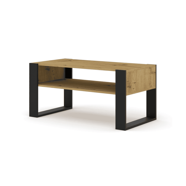 Coffee Table - NORLINA Coffee Table Oak Artisan 100cm - Art Nest