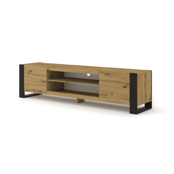 TV Cabinet - NORLINA TV Unit Oak Artisan 188cm - Art Nest