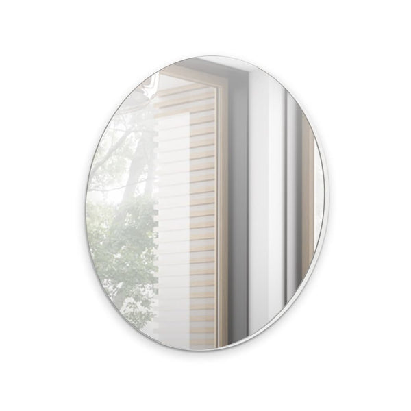 Face Mirror - HAPAG Round Mirror White 70cm - Art Nest