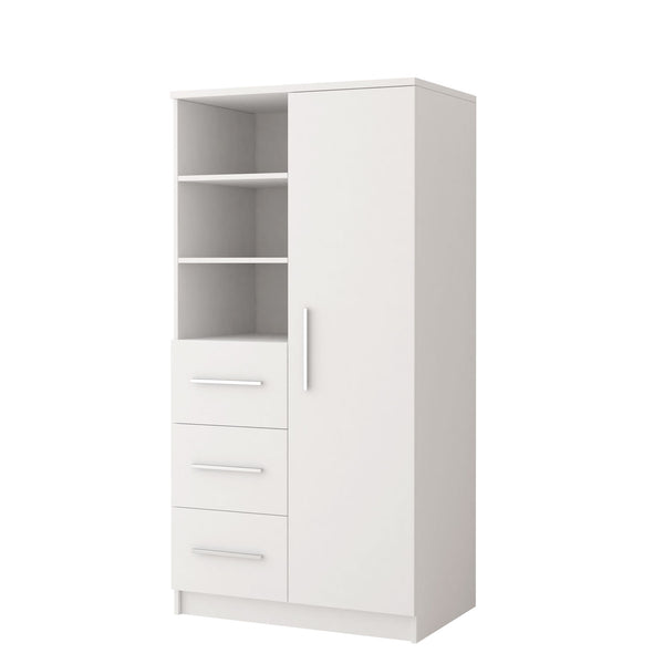Display Rack - BRAYDEN Display Cabinet White Matt 80cm - Art Nest