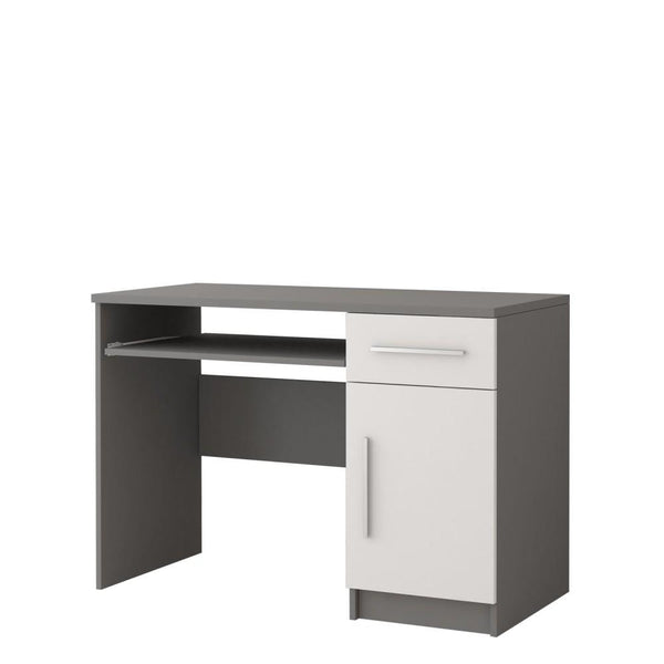 Office Desk - BRAYDEN Computer Desk Grey Matt 110cm - Art Nest