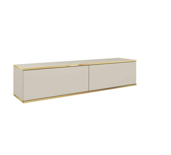 Display Rack - MAYA Display Cabinet Beige 135cm - Art Nest