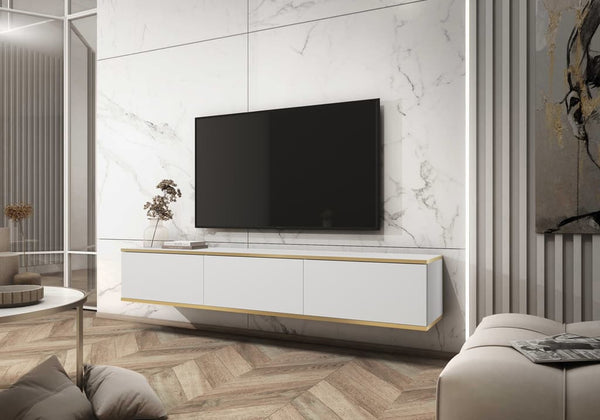 TV Cabinet - MAYA TV Unit White 175cm - Art Nest