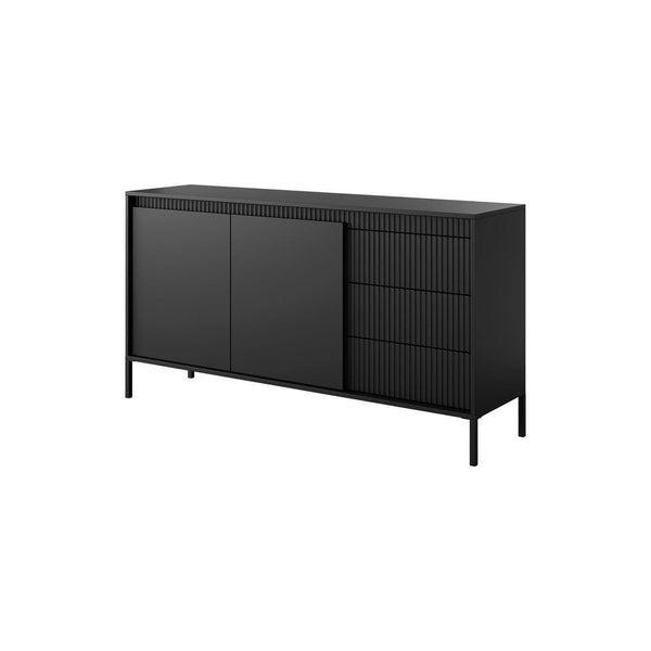 Sideboard - CASSIDY Sideboard Black 154cm - Art Nest