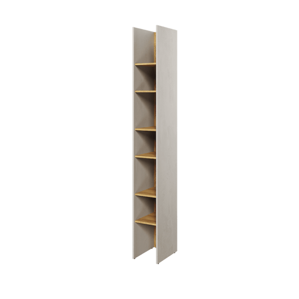 Bookcase - BARCENA Bookcase Oak Hickory 27cm - Art Nest