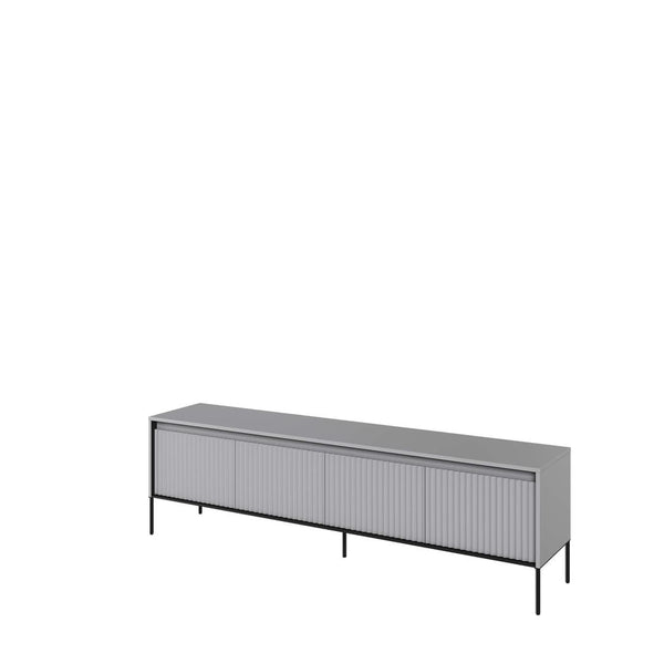 TV Cabinet - BURGOS TV Unit Grey Matt 193cm - Art Nest