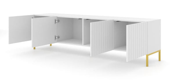 TV Cabinet - CONFREY TV Unit White 200cm - Art Nest