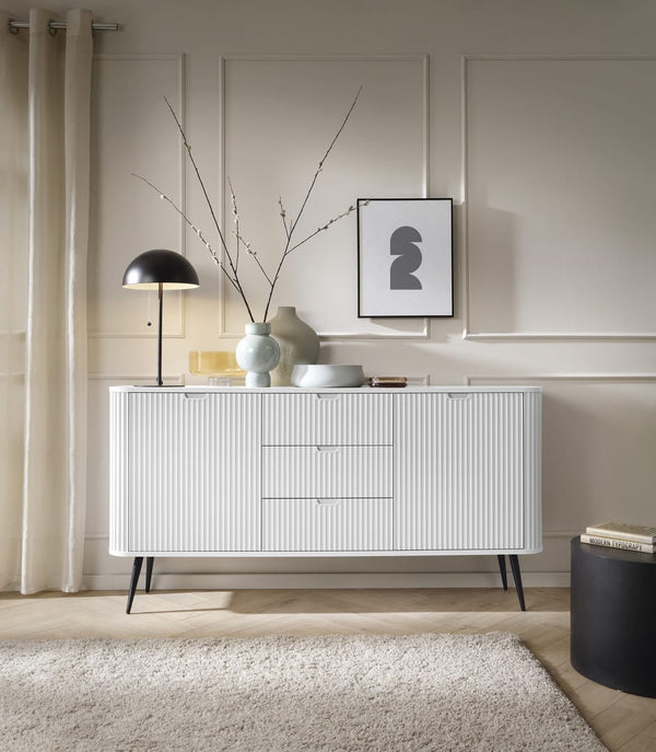 Sideboard - BETTINA Sideboard White 168cm - Art Nest
