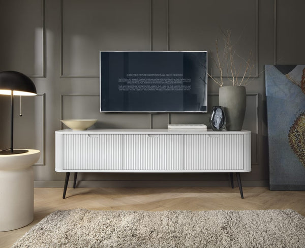 TV Cabinet - BETTINA TV Unit White 68cm - Art Nest