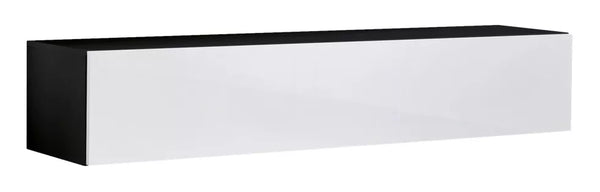 TV Cabinet - ROBERTS TV Unit White Gloss Front 160cm - Art Nest