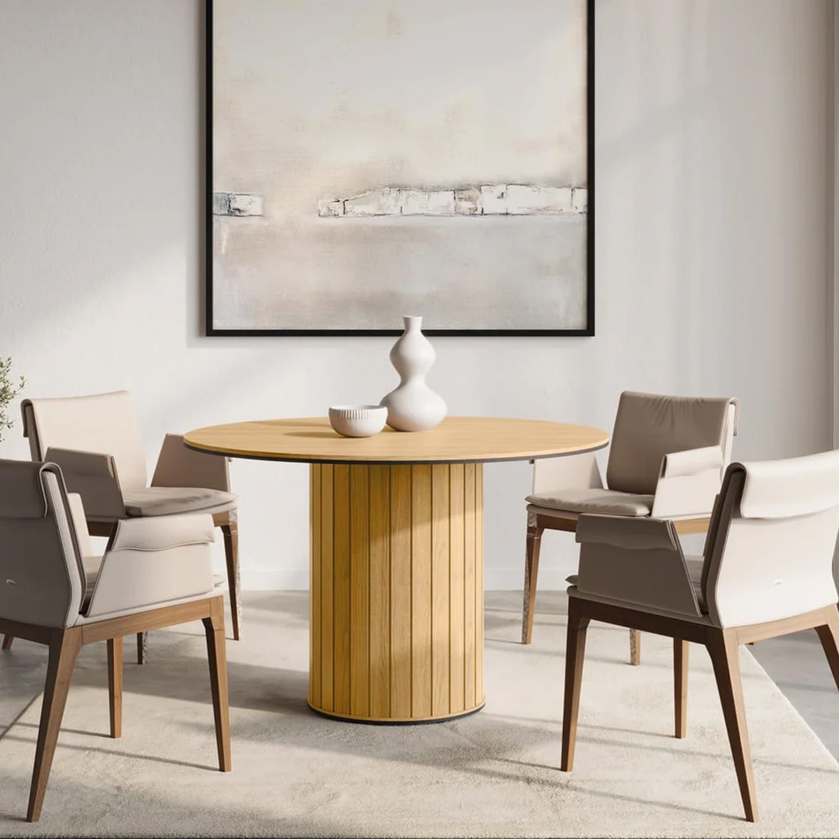 ROTTORIA Dining Table Oak Vincenza 120cm - Art Nest