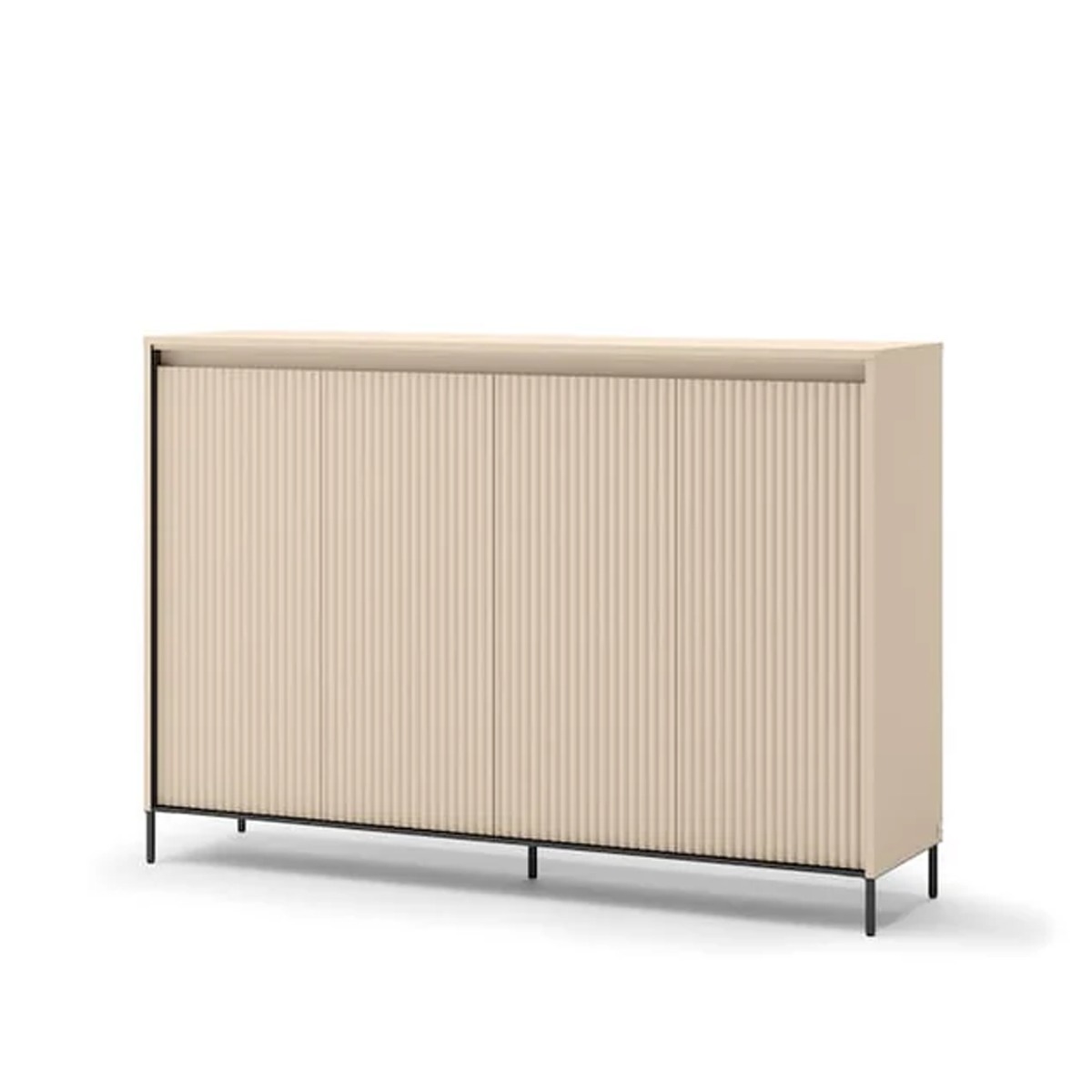 TRADESSA Hallway Cabinet Beige 153cm - Art Nest