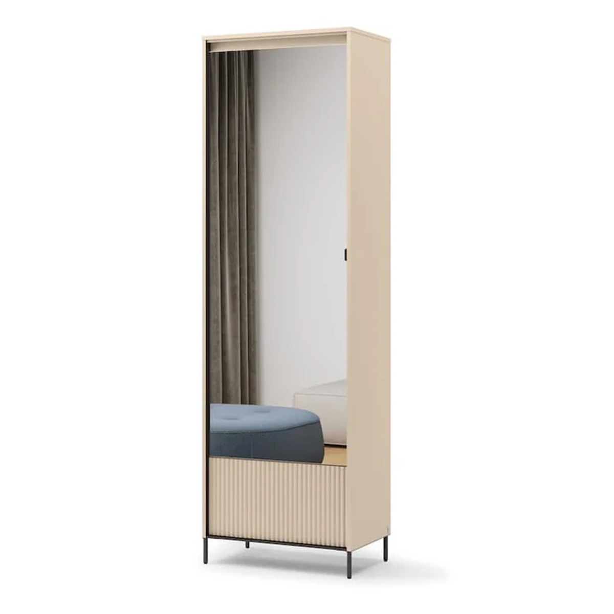 TRADESSA Hallway Cabinet Beige 65cm - Art Nest