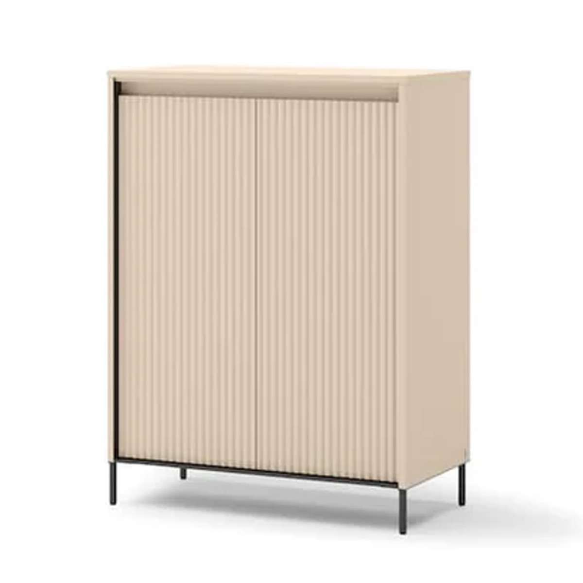 TRADESSA Hallway Cabinet Beige 79cm - Art Nest