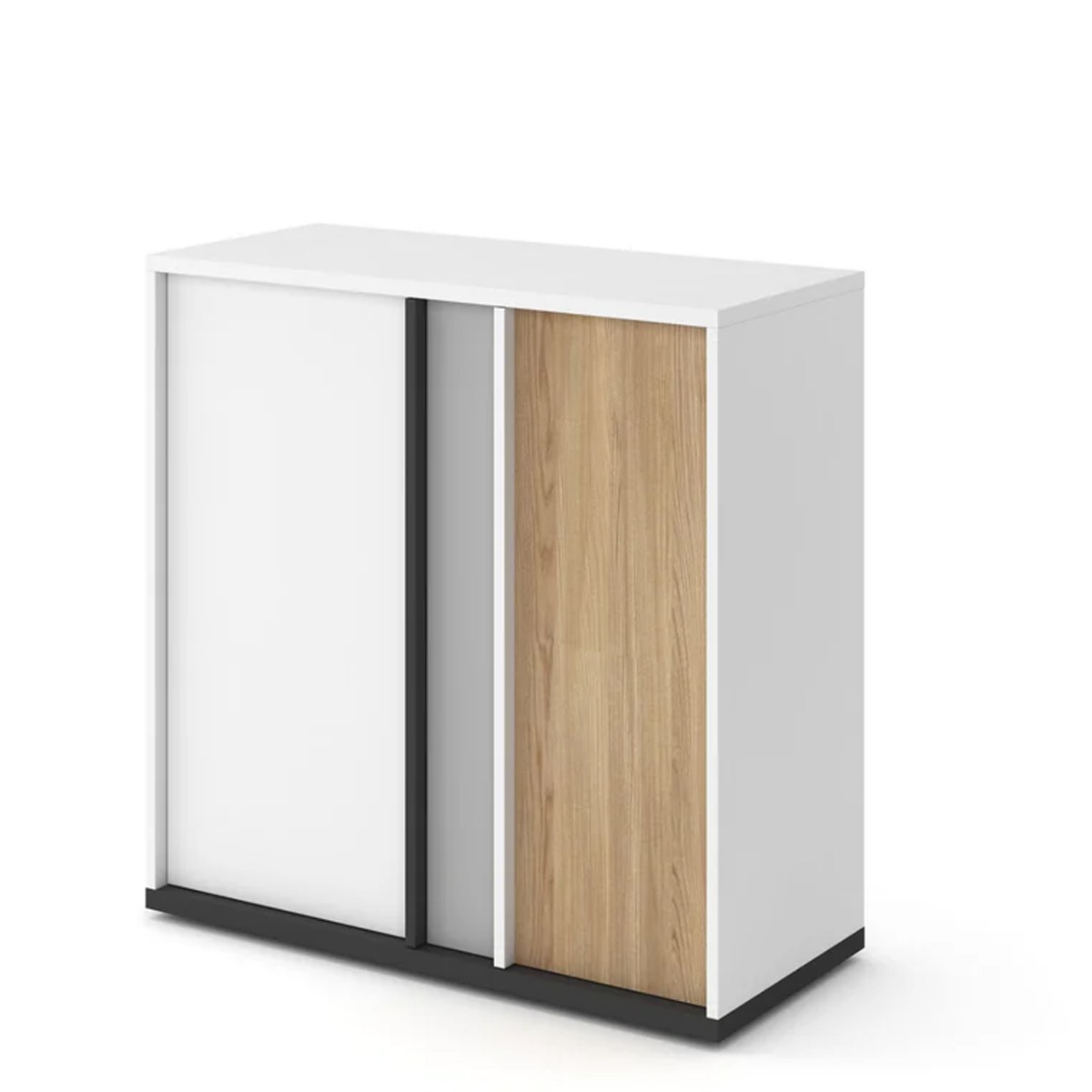 IPSWICH Kids Sideboard Cabinet White Matt 90cm - Art Nest