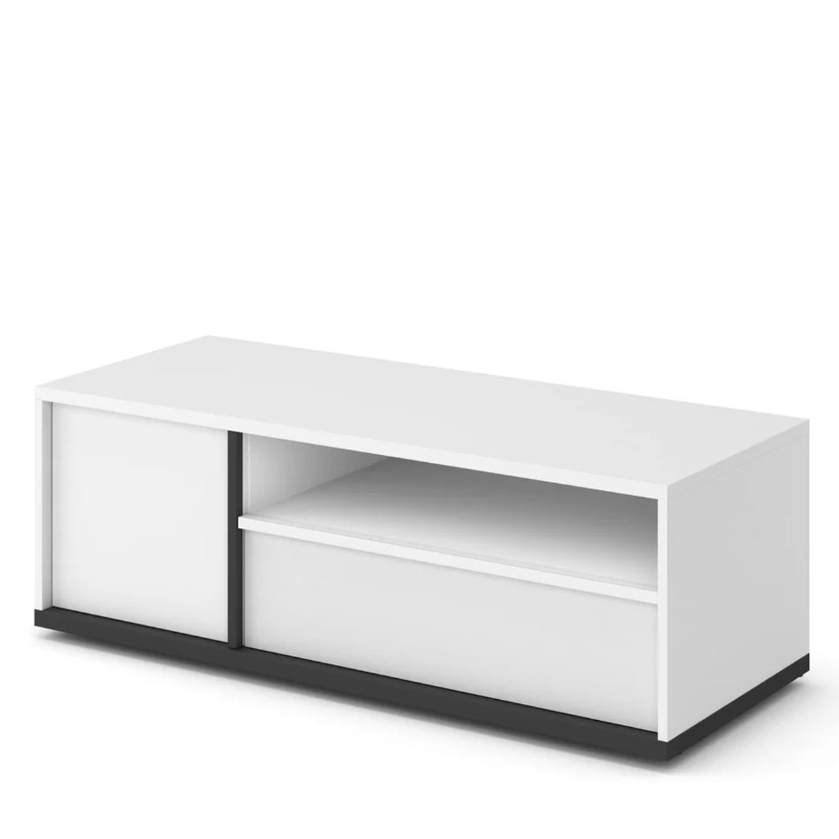 IPSWICH Kids TV Cabinet White Matt 120cm - Art Nest