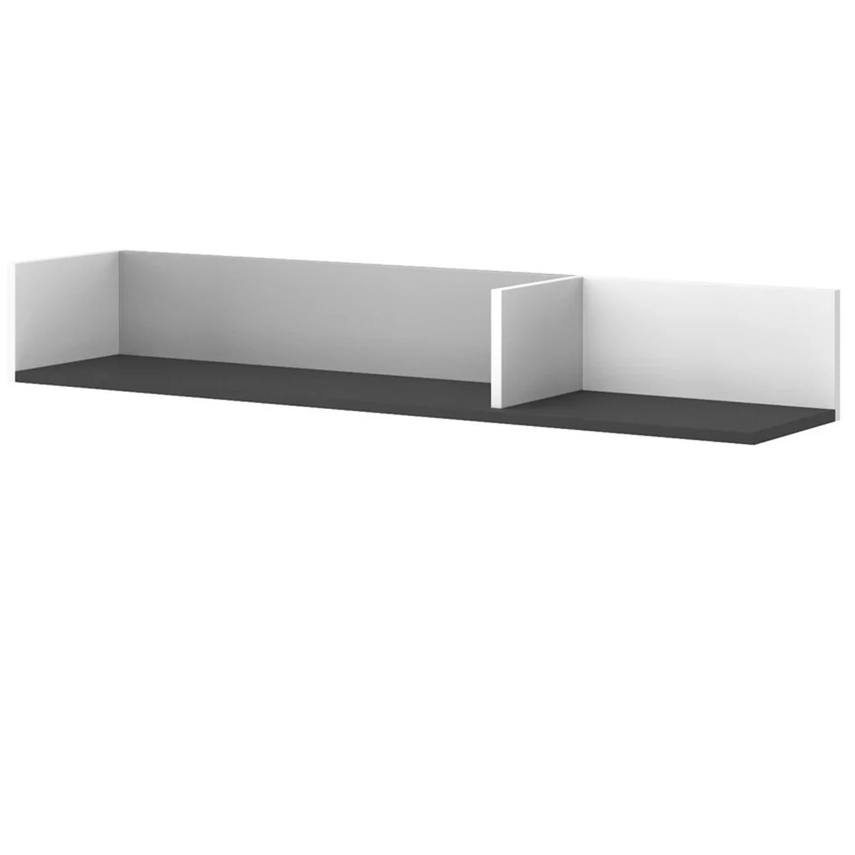 IPSWICH Kids Wall Shelf White Matt 120cm - Art Nest