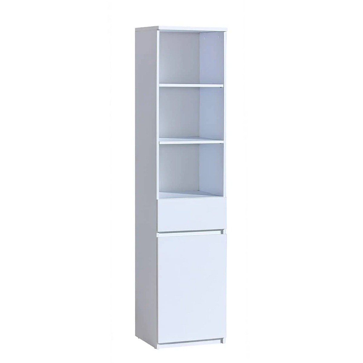 ARCLESTON Tall Storage Cabinet Arctic White 45cm - Art Nest