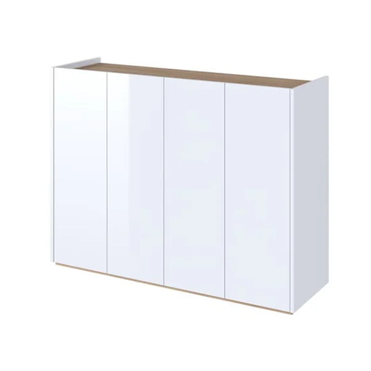 EASEVA Sideboard Cabinet White 126cm - Art Nest