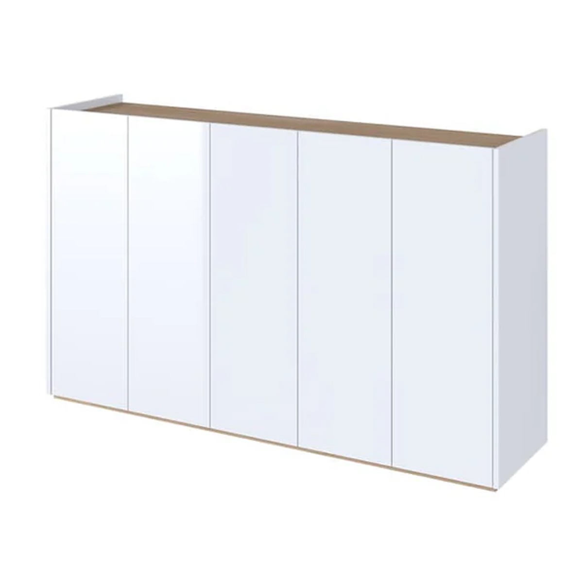 EASEVA Sideboard Cabinet White 156cm - Art Nest