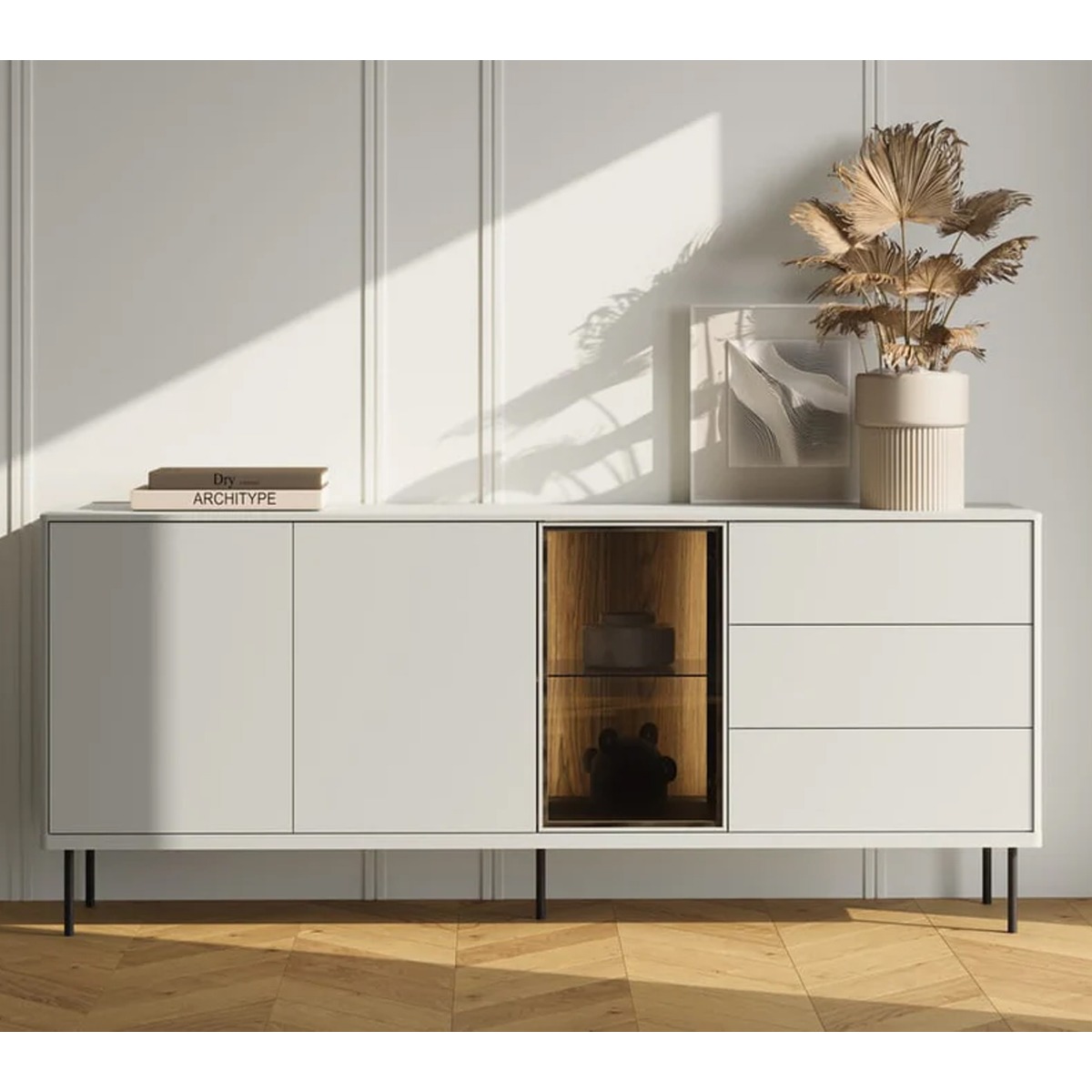 EPRAVIA Sideboard Cabinet Cashmere 194cm - Art Nest