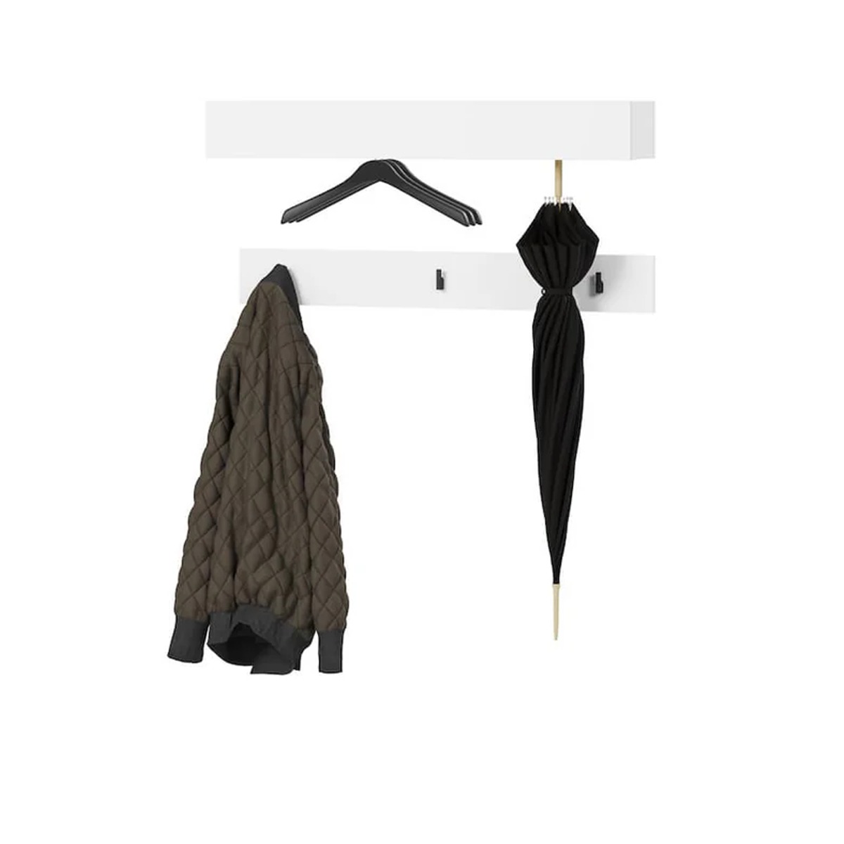 ESSENZA Hallway Hanger White Matt 92cm - Art Nest