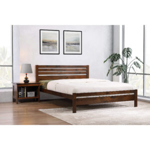 Classic Comfort Wisbech Solid Hardwood Bed Frame in Antique Oak - Kingsize - Sigrid Mills