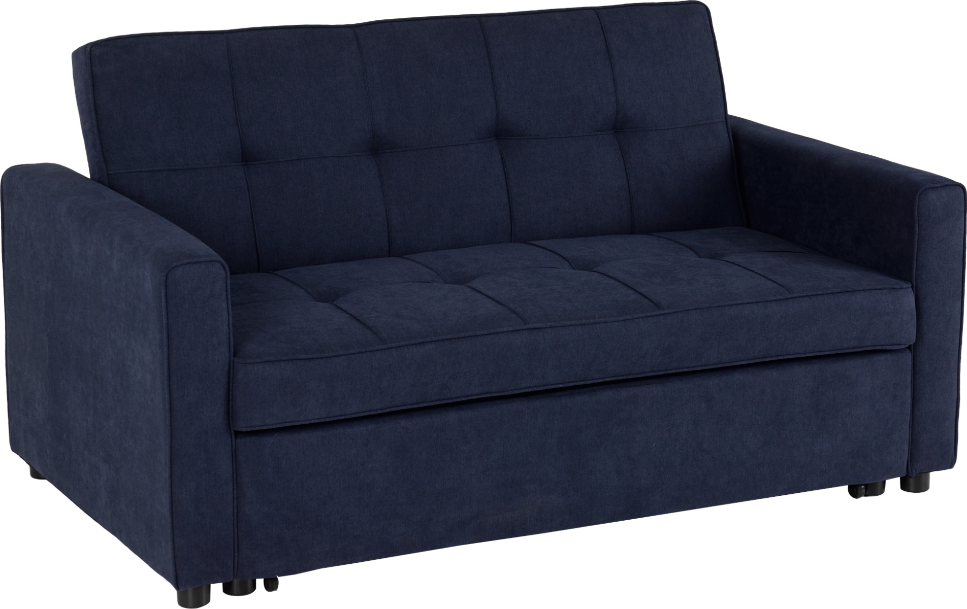 Astoria Sofa Bed - Navy Blue Fabric - Budget Deals