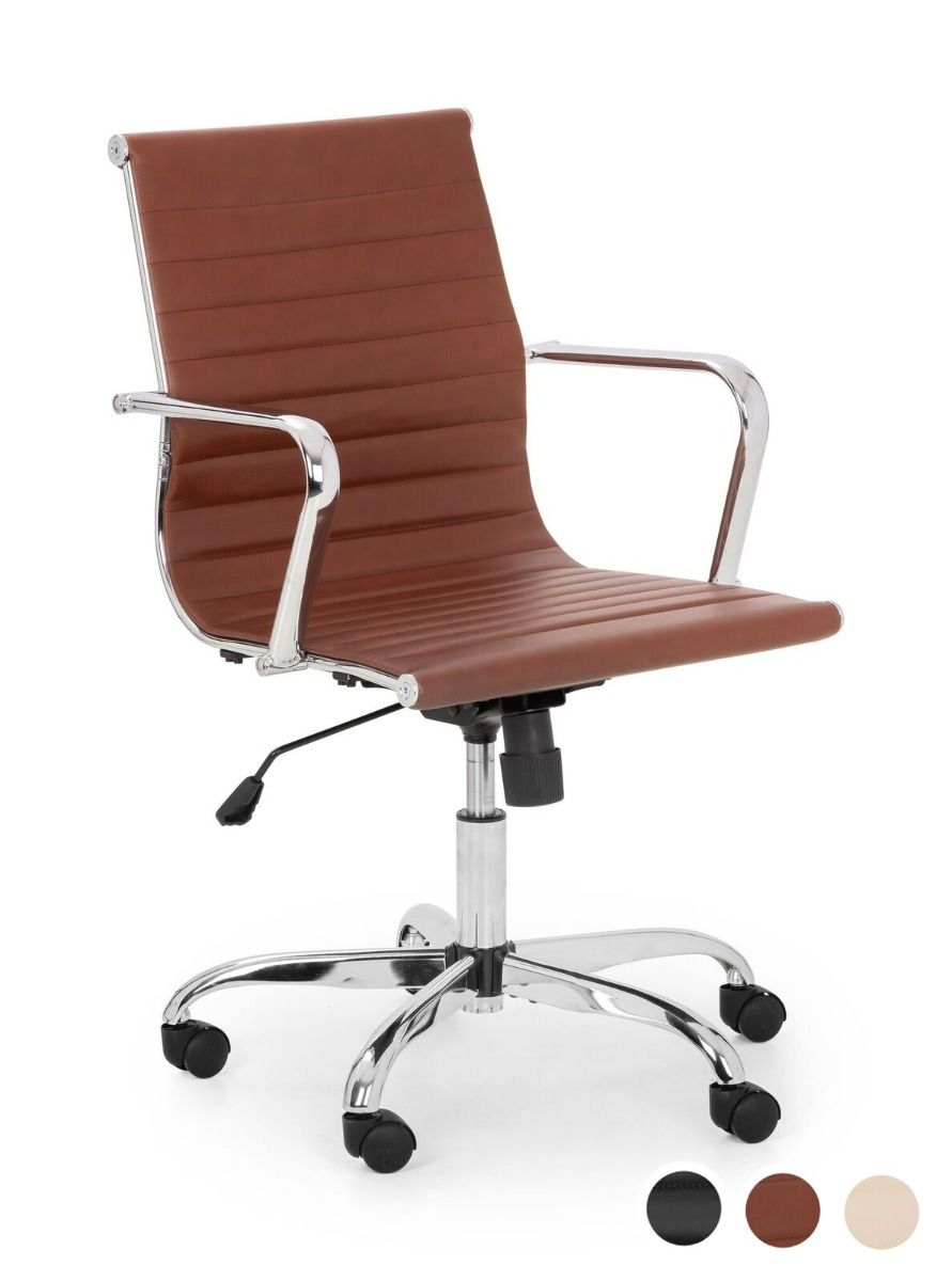 Gio Office Chair - Brown - JB Collections