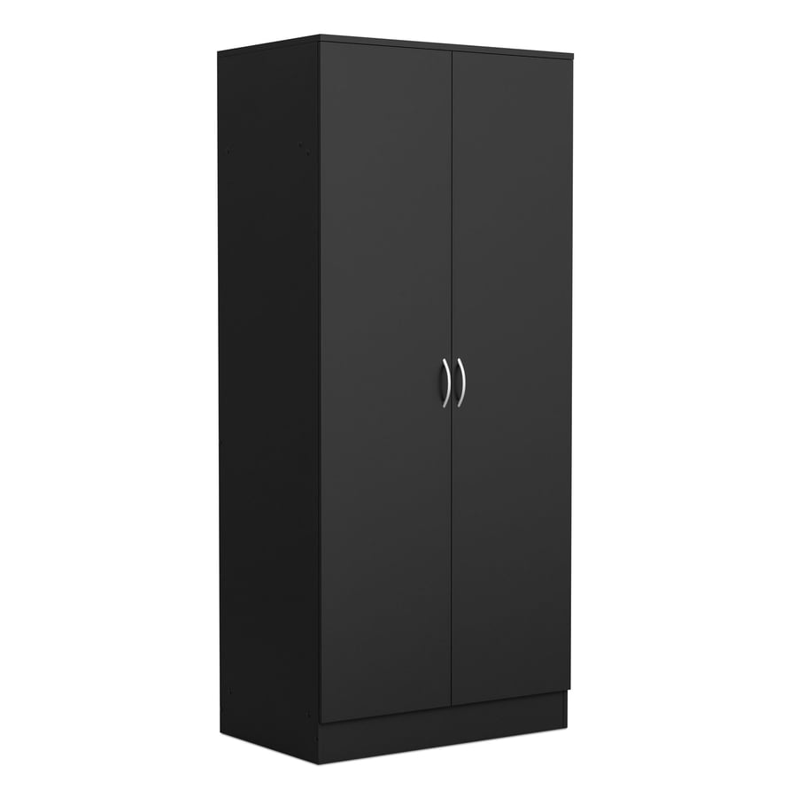 ARVELLO 2 Door Wardrobe Black - 75.4cm - Avellino & Wells