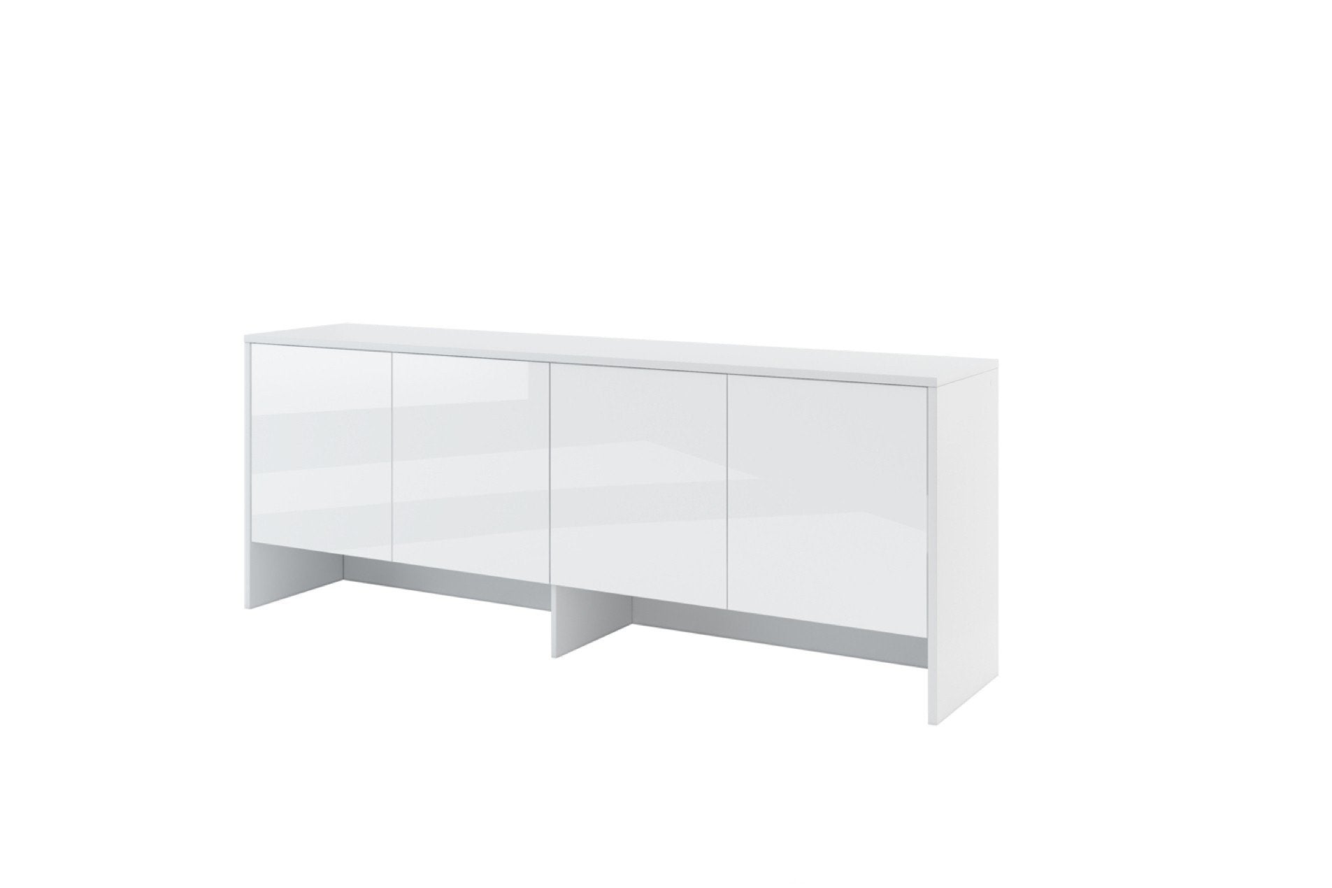 Over Bed Unit for ArtNest Horizontal Wall Bed Concept 120cm - White Gloss - Art Nest