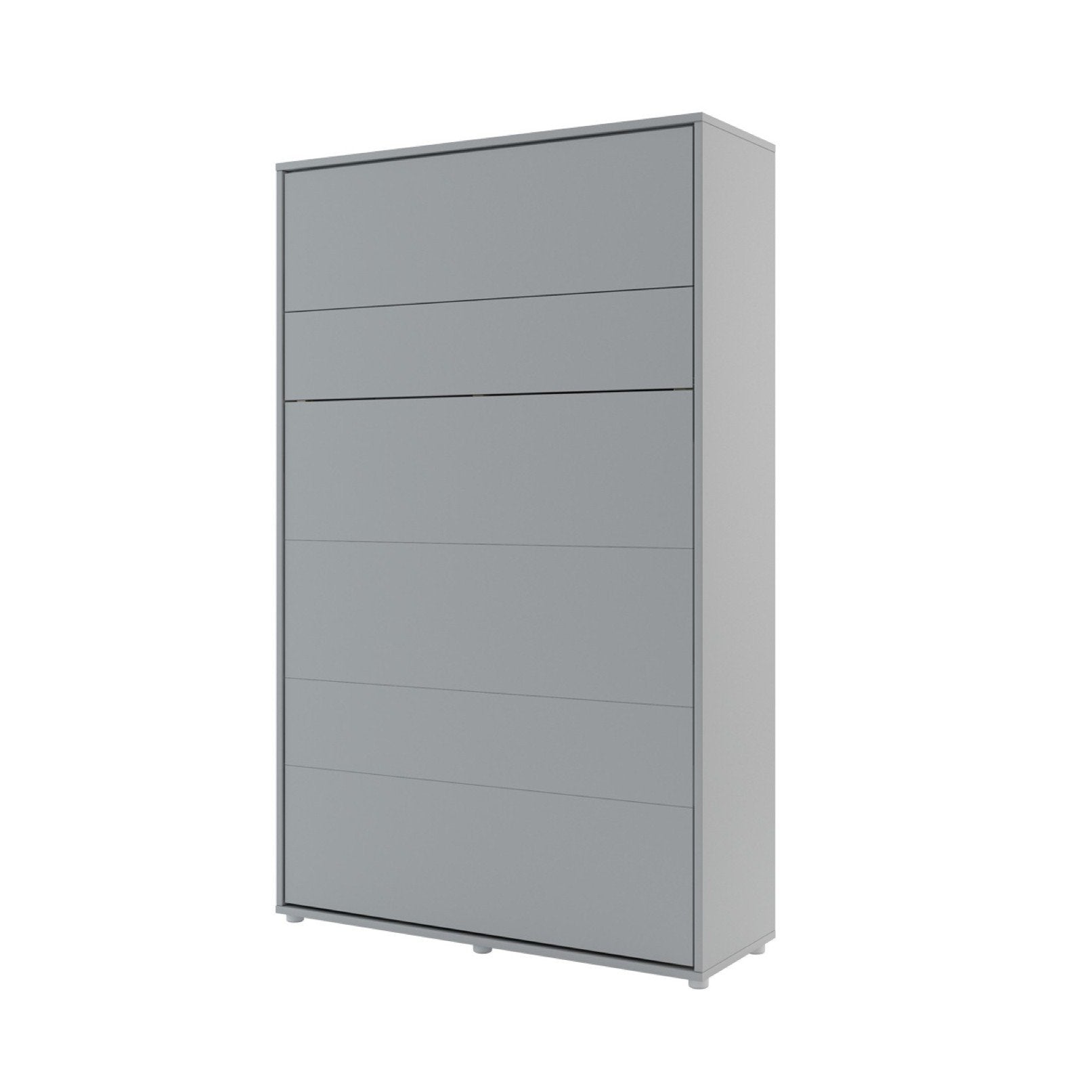 ArtNest Vertical Wall Bed 120cm with Shelf - Grey Matt - Art Nest