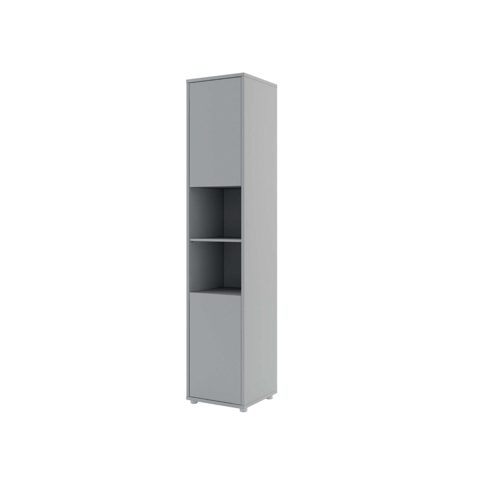 Tall Storage Cabinet for ArtNest Vertical Wall Bed Concept - Matt Grey - Art Nest