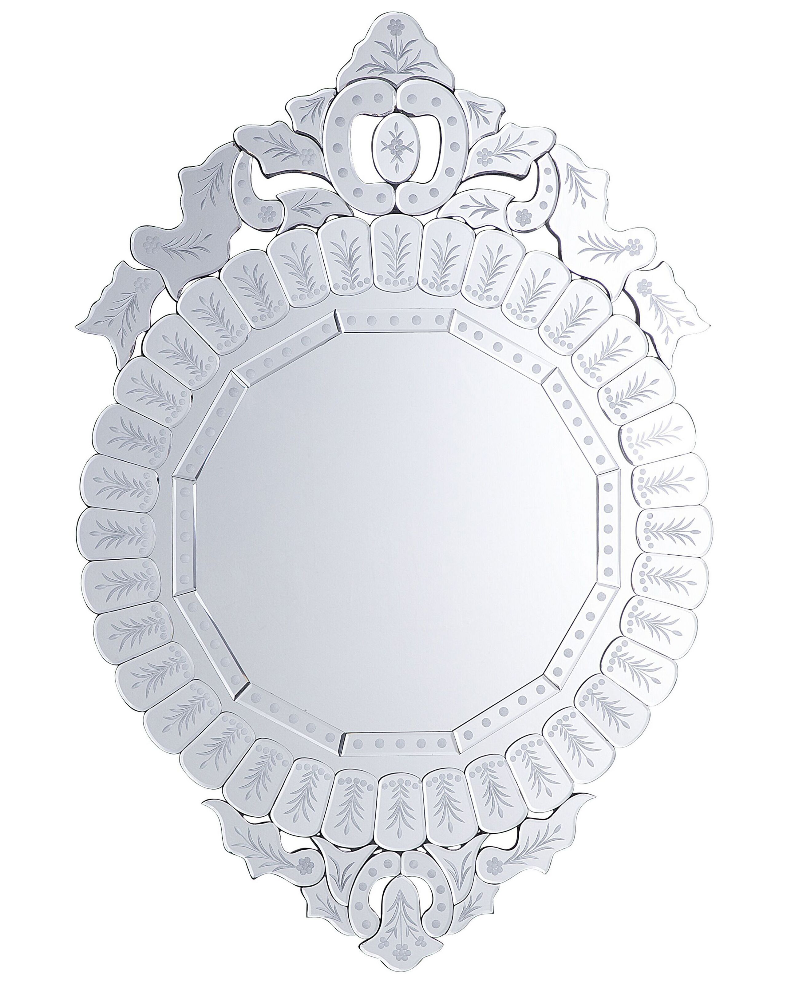 Wall Mirror 67x100cm Silver - Gemini Interiors