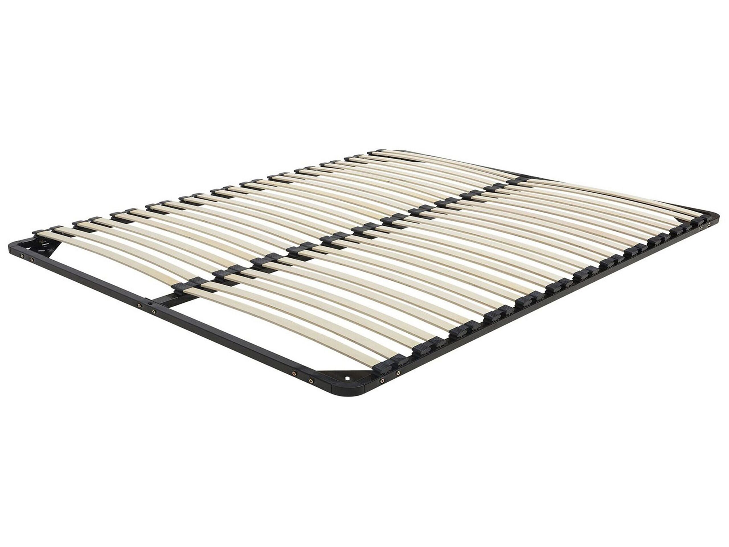 Double Slatted Bed Base COMBOURG - Gemini Interiors