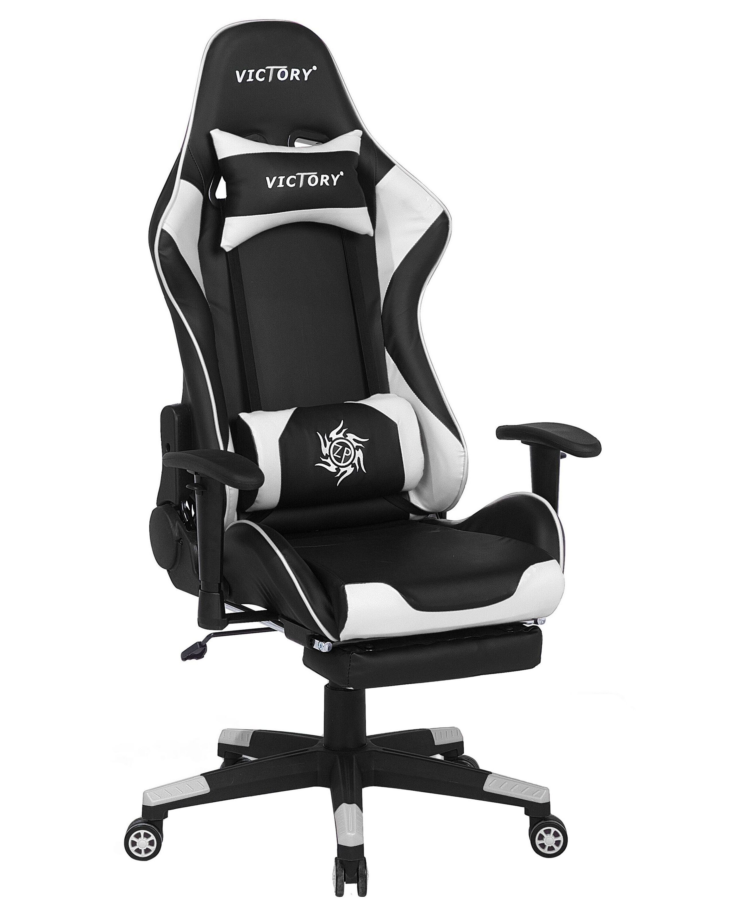 Gaming Chair Black and White VICTORY - Gemini Interiors