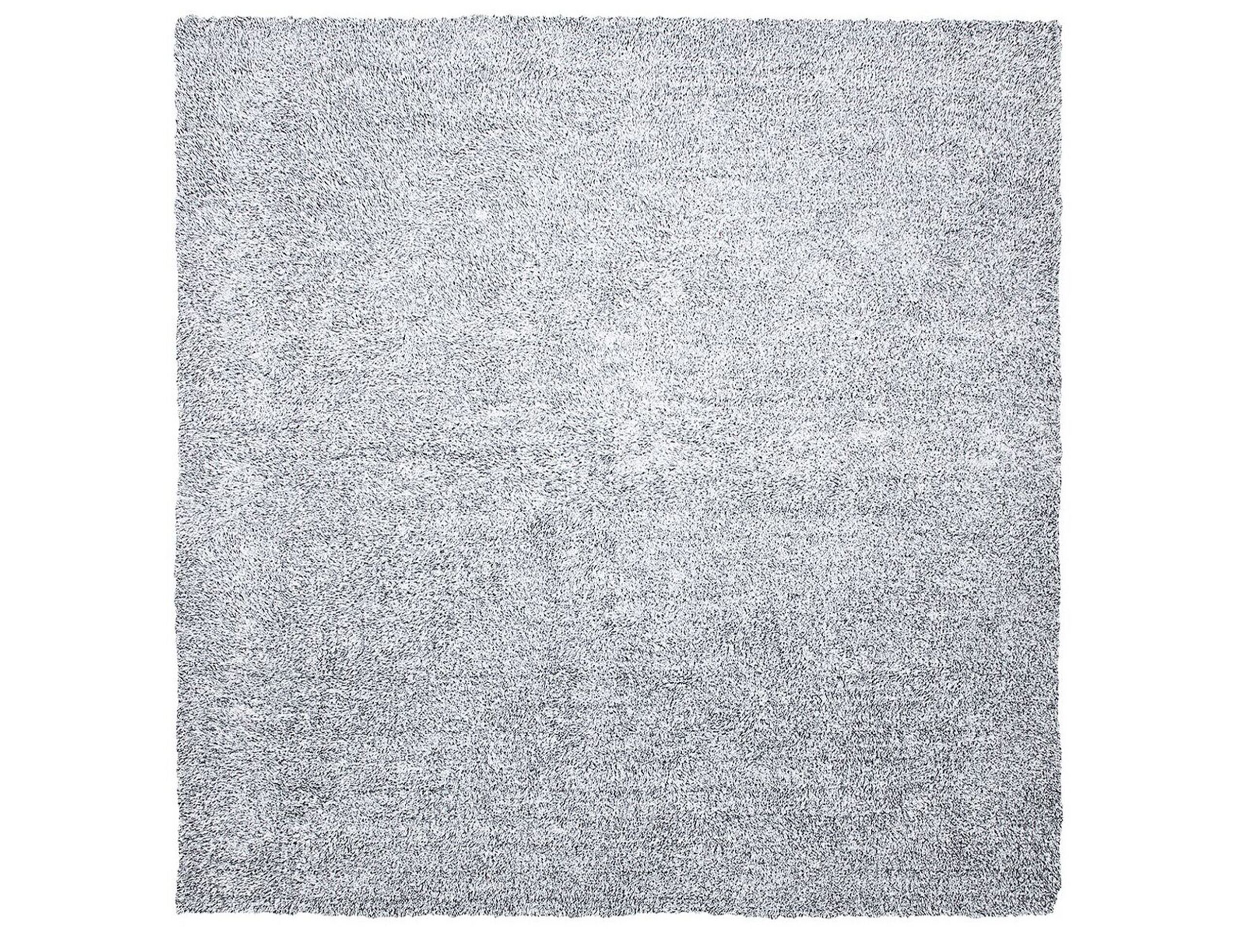 Shaggy Area Rug 200x200cm Salt and Pepper - Gemini Interiors