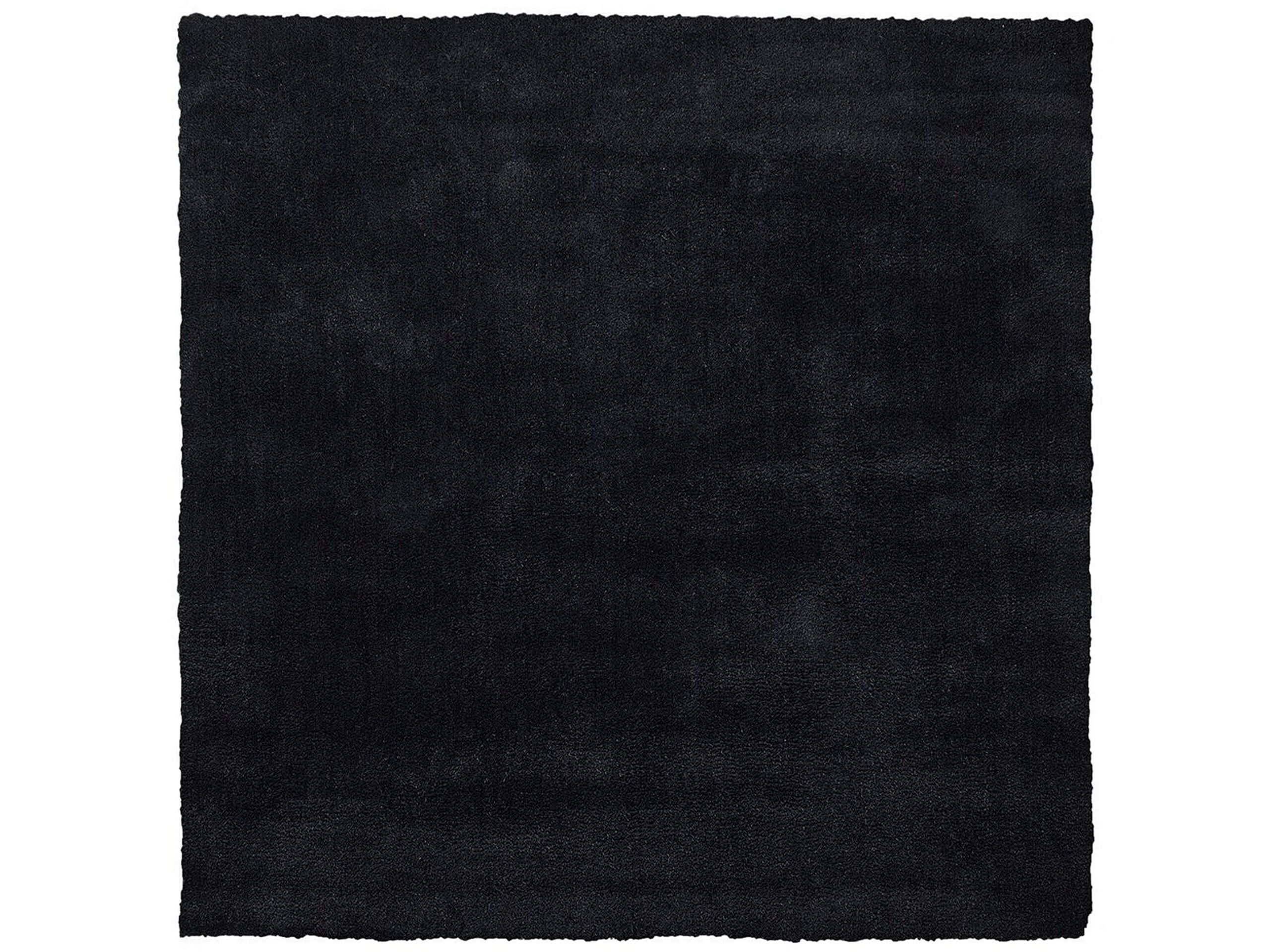 Shaggy Area Rug 200x200cm Black - Gemini Interiors