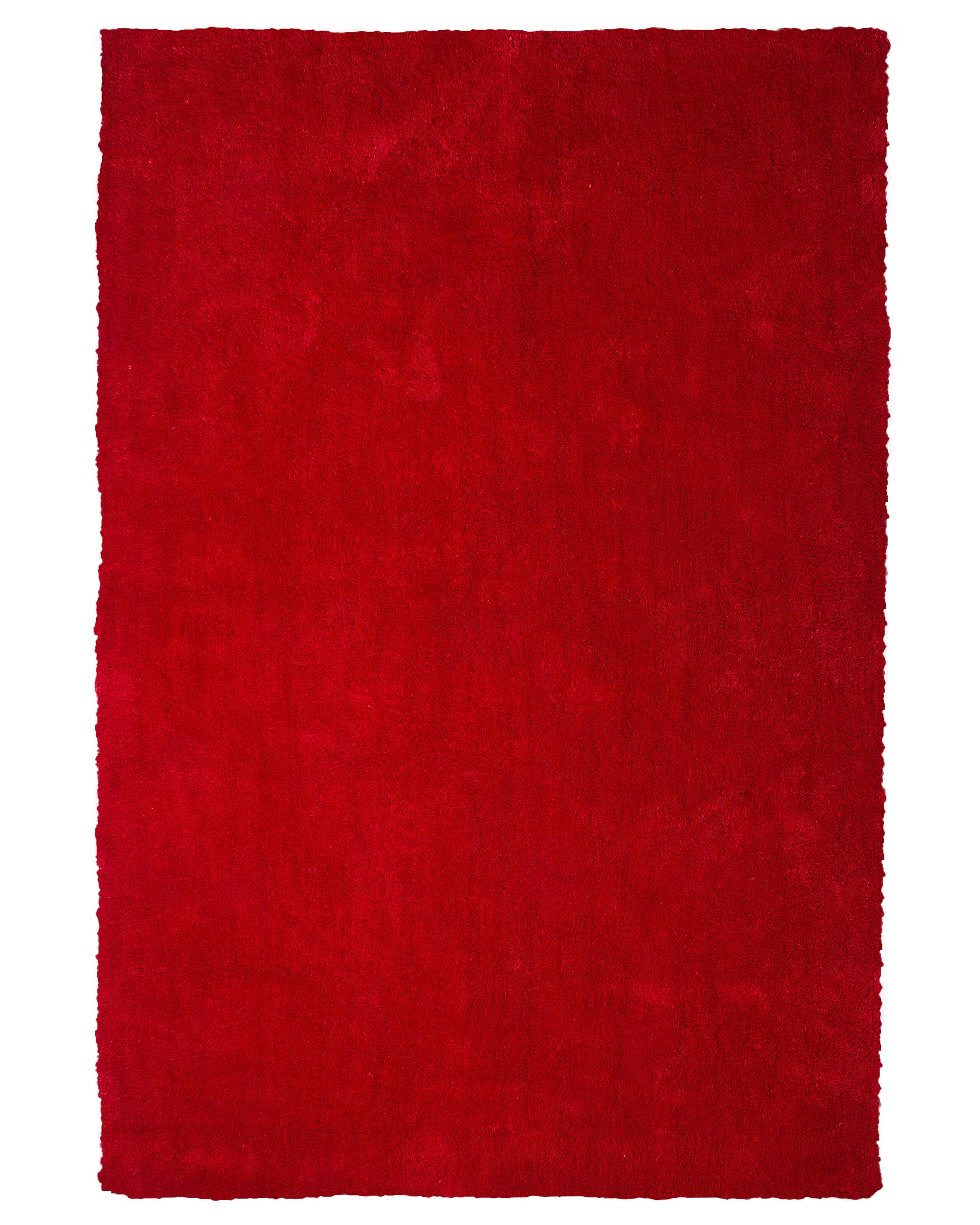 Shaggy Area Rug 140x200cm Red - Gemini Interiors
