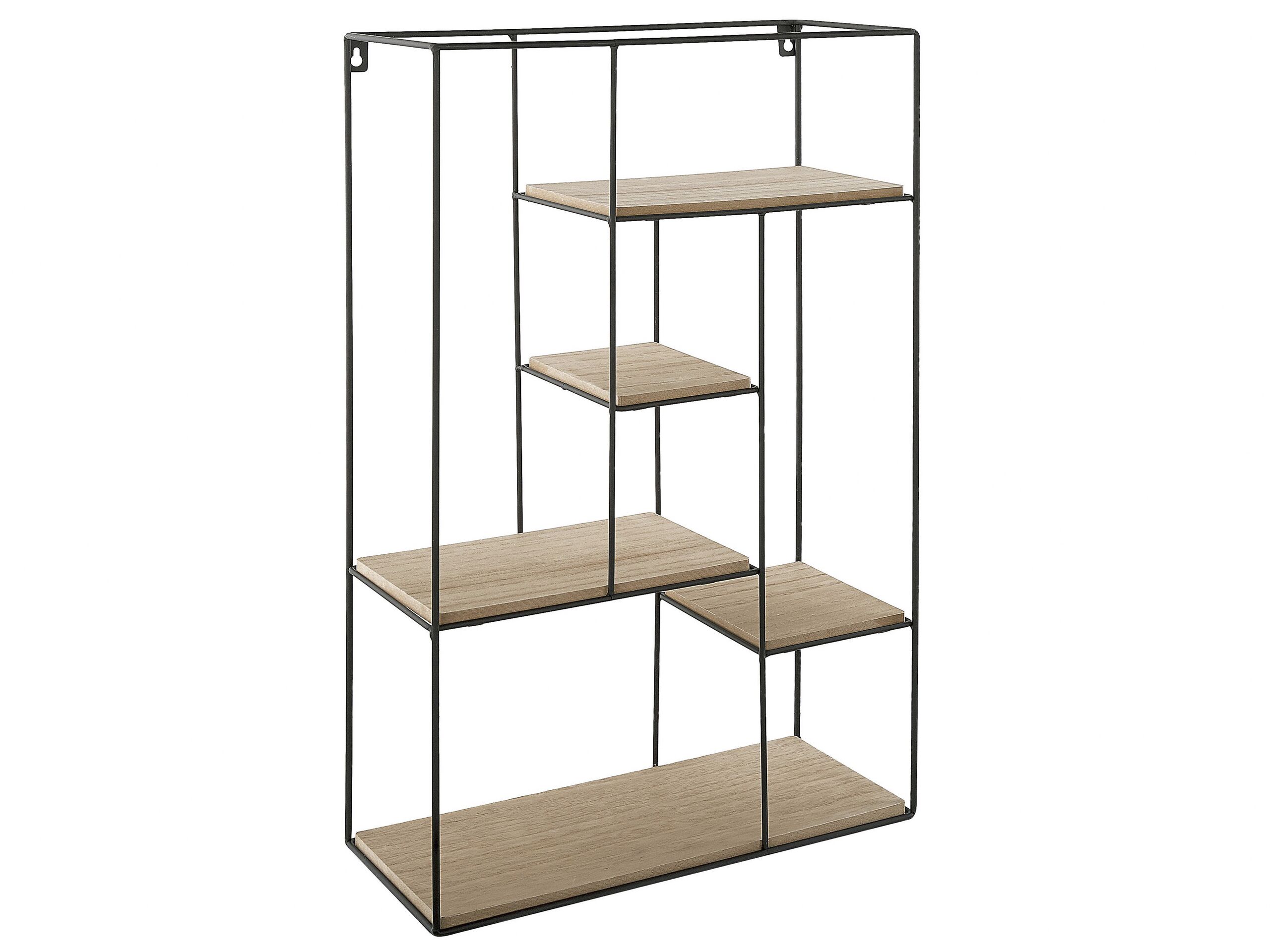 5 Tier Geometric Wall Shelf LAUREL - Gemini Interiors