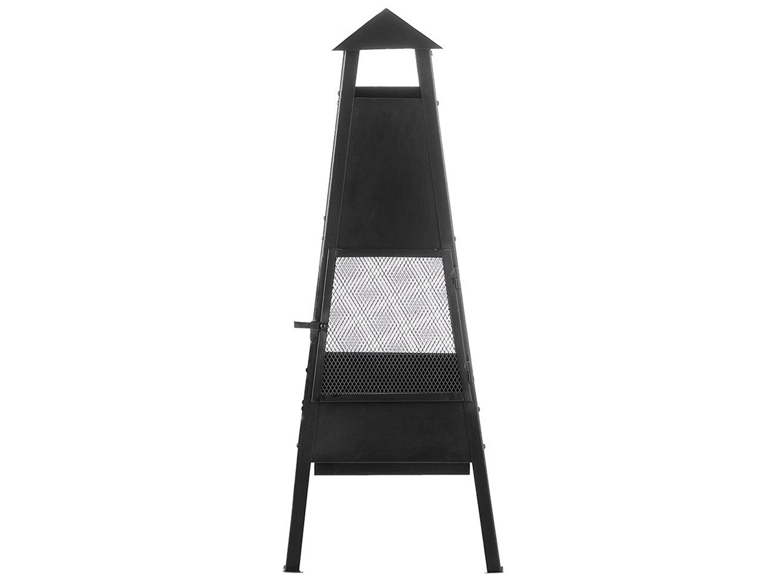 Charcoal Fire Pit Black YASUR - Gemini Interiors